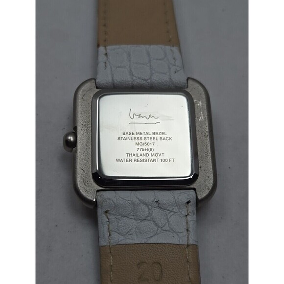 Womens Michael Graves  MG5017 Square Quartz Watch Date 100 Ft New Battery
